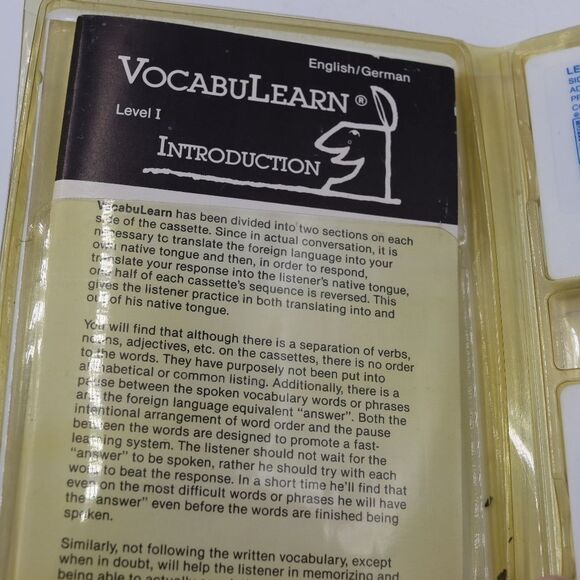 Learn German Cassette Tapes Language Learning Tapes - Picture 5 of 6